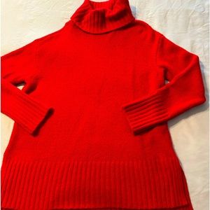 Style & Co Red turtleneck sweater. Size:Medium
